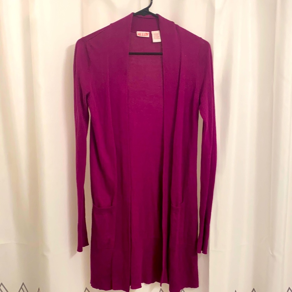 Alloy sweater cardigan